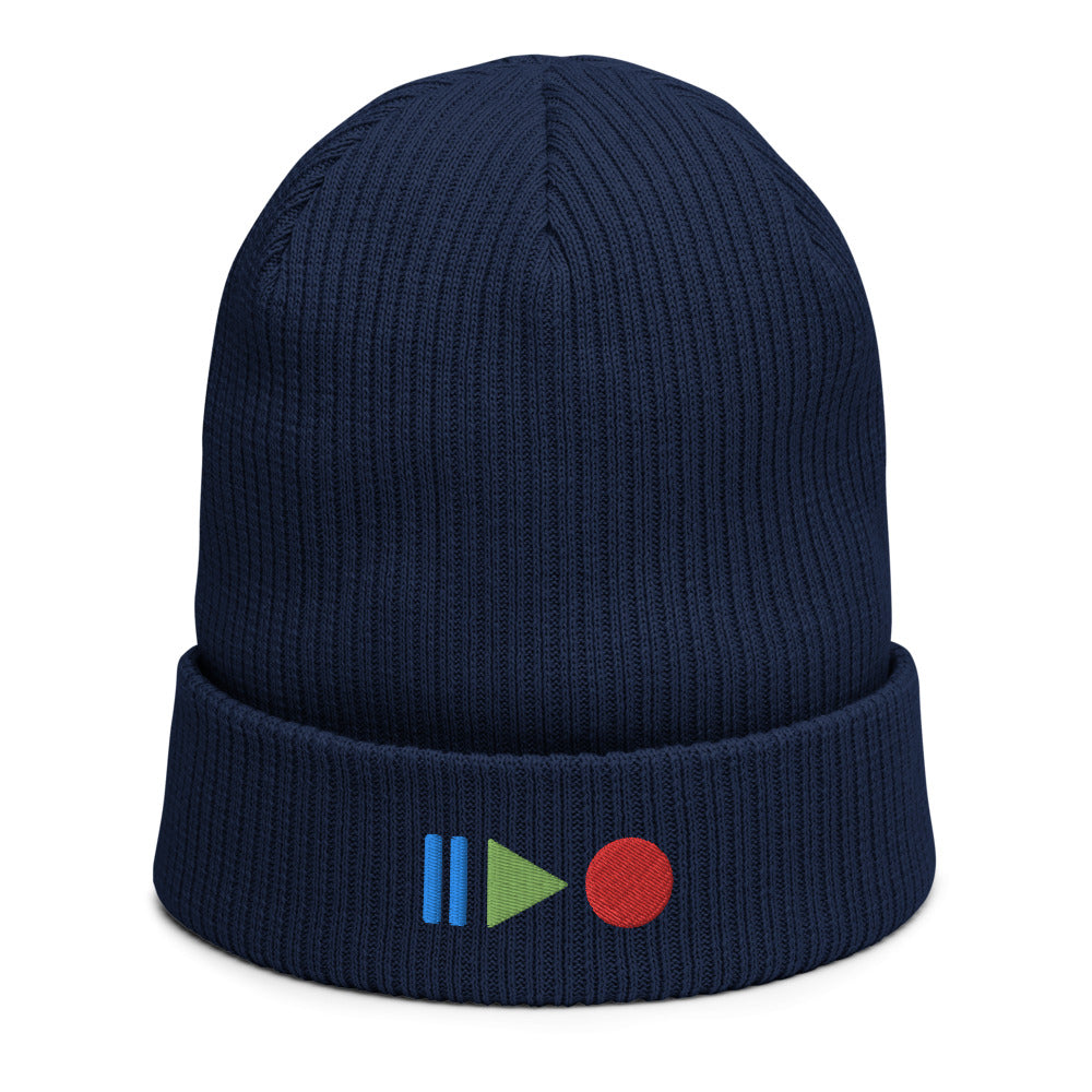 Break/Play/Record - Baumwolle Beanie
