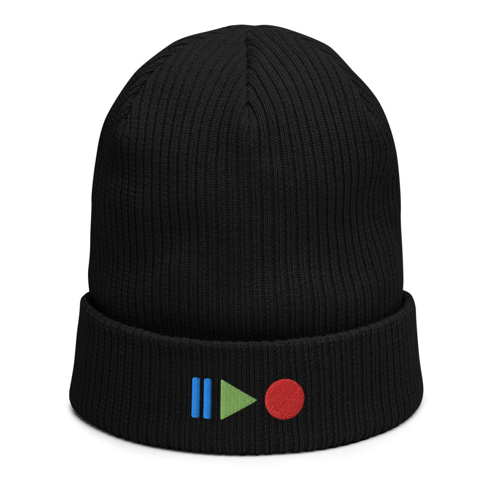 Break/Play/Record - Baumwolle Beanie