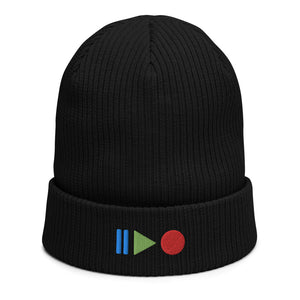 Break/Play/Record - Baumwolle Beanie