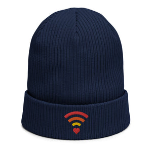Herz Wlan - Baumwolle Beanie