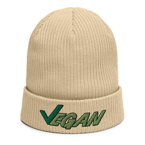 Vegan - Baumwolle Beanie