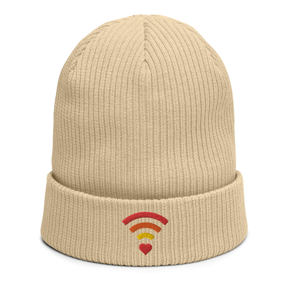 Herz Wlan - Baumwolle Beanie