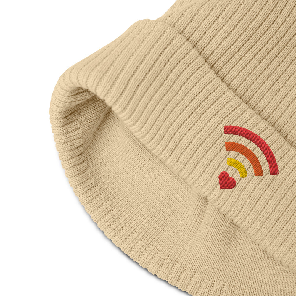 Herz Wlan - Baumwolle Beanie
